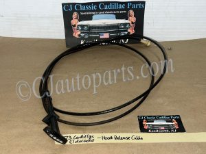 OEM 1971 1972 1973 Cadillac Deville Fleetwood Calais Eldorado Commercial Chassis HOOD RELEASE CABLE HANDLE LEVER CONTROL