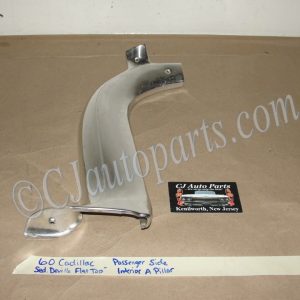 OEM 1959 1960 Cadillac Deville Flat Top RIGHT INTERIOR FRONT WINDSHIELD A PILLAR MOLDING #4783860
