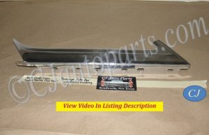 OEM 1960 Cadillac Sedan Deville 4 Window Flat Top RIGHT REAR WINDSHIELD WINDOW MOLDING TRIM #3631563