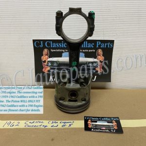 OEM 1959 1960 1961 1962 1963 Cadillac Deville Eldorado Fleetwood 390 Engine CONNECTING ROD WITH PISTON #5 #1470497/#3511503