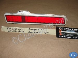 OEM 1980 1981 1982 1983 1984 1985 1986 1987 1988 1989 Cadillac Fleetwood Deville 1987 1988 1989 Brougham RWD RIGHT PASS SIDE REAR BACK BUMPER END MARKER PARK LIGHT #5973560