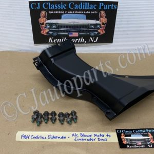 OEM 1963 1964 Cadillac Eldorado Deville Fleetwood A/C BLOWER MOTOR TO EVAPORATOR BOX DUCT W/MOUNTING BOLTS HARDWARE #1481036/#1481035