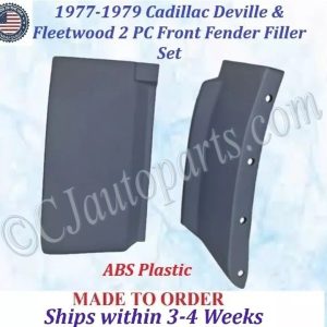 NEW 1977 1978 1979 Cadillac Deville & Fleetwood 2 Piece Front Fender Fillers Set