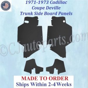 1971 1972 1973 Cadillac Coupe Deville Hardtop TRUNK SIDE BOARD PANELS #CAD-SDP-340