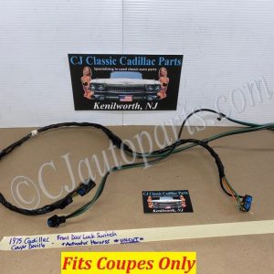 OEM 1971 1972 1973 1974 1975 Cadillac Deville Eldorado Calais Coupes FRONT DOOR LOCK SWITCH & ACTUATOR WIRE HARNESS CONNECTOR #9821297