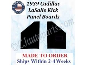 NEW 1939 Cadillac LaSalle Series 50 Kick Panel Board 2 Piece Set CAD-KPN-105