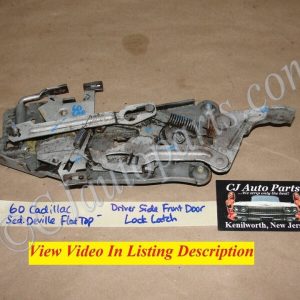 OEM 1960 Cadillac Deville Series 62 Series 60 Fleetwood 4 Door LEFT DRIVER SIDE FRONT DOOR LOCK LATCH MECHANISM #4802793