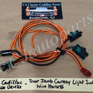 OEM 1976 Cadillac Deville Eldorado Fleetwood Calsis LEFT & RIGHT FRONT DOOR JAMB SWITCH WIRE HARNESS CONNECTOR