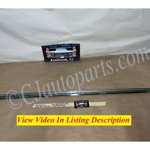 OEM 1959 1960 Cadillac FlatTop 4 Door 4 Window LEFT SIDE ROOF DRIP RAIL WEATHERSTRIP RETAINER MOLDING TRIM