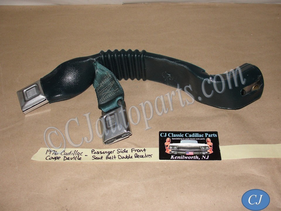 OEM 1971 1972 1973 1974 1975 1976 Cadillac Deville Calais Fleetwood 1971 1972 1973 1974 1975 1976 1977 1978 Eldorado RIGHT PASSENGER SIDE FRONT SEAT BELT DOUBLE BUCKLE RECEIVER