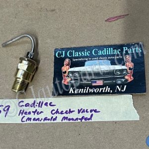 RESTORED 1959 1960 Cadillac Deville Fleetwood Eldorado HEATER VACUUM CHECK VALVE (MOUNTED ON INTAKE MANIFOLD) #1476097