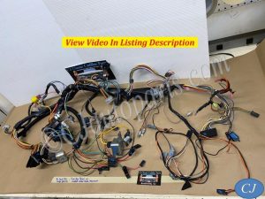 OEM 1976 Cadillac Deville Fleetwood Calais Eldorado COMPLETE UNDER DASH WIRE HARNESS With FUSE BLOCK PANEL ~43K Miles #12004292/#9629754