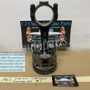 OEM 1959 1960 1961 1962 1963 Cadillac Deville Eldorado Fleetwood 390 Engine CONNECTING ROD WITH PISTON #1 #1470497/#3511503