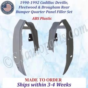 NEW 1990 1991 1992 Cadillac Deville Fleetwood Brougham 2 Pc Rear Quarter Panel Fillers Set
