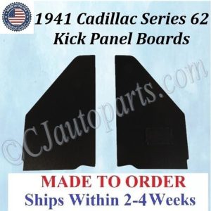 NEW 1941 Cadillac Series 62 Kick Panel Board 2 Piece Set CAD-KPN-130