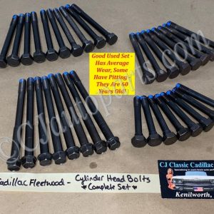 OEM 1967 Cadillac 429 Engine CYLINDER HEAD BOLTS - COMPLETE SET (INCLUDES ROCKER BOLTS)