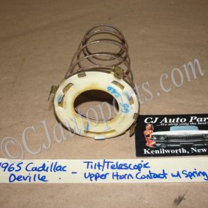 OEM 1965 1966 Cadillac Deville Eldorado Fleetwood Calais TILT TELESCOPIC COLUMN STEERING WHEEL UPPER HORN CONTACT W/ SPRING #1483766