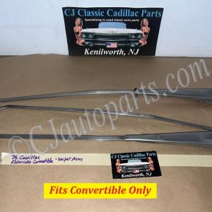 OEM 1971 1972 1973 1974 1975 1976 Cadillac Eldorado Convertible TRICO WINDSHIELD WIPER ARMS - LEFT & RIGHT #9891690/9612991 - #9823335/9697794