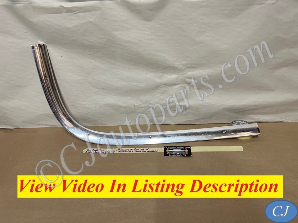 OEM 1959 1960 Cadillac Sedan Deville FLAT TOP INTERIOR RIGHT SIDE REAR UPPER HEADLINER TRIM #4785463