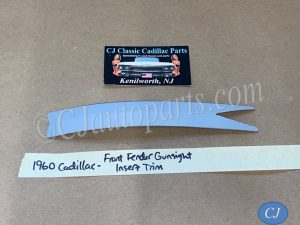 OEM 1960 Cadillac Deville Eldorado Fleetwood  FRONT FENDER TURN SIGNAL INDICATOR/GUNSIGHT INSERT ORNAMENT TRIM #3512090/#5951463