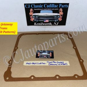 NEW 1960 1961 1962 1963 CADILLAC DEVILLE ELDORADO FLEETWOOD 1964 SERIES 62 & 75 SERIES LIMO & COMMERCIAL CHASSIS JETAWAY TRANSMISSION TRANS PAN GASKET (14 BOLT)