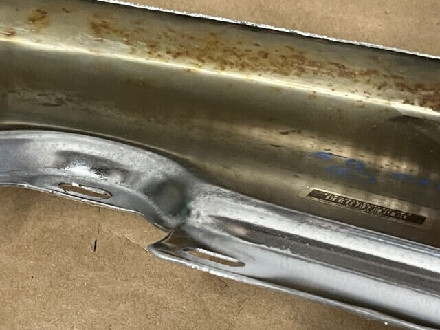 OEM 1959 Cadillac Deville Eldorado LEFT DRIVER SIDE FRONT BUMPER CENTER GRILL EXTENSION #1470318 - Image 20