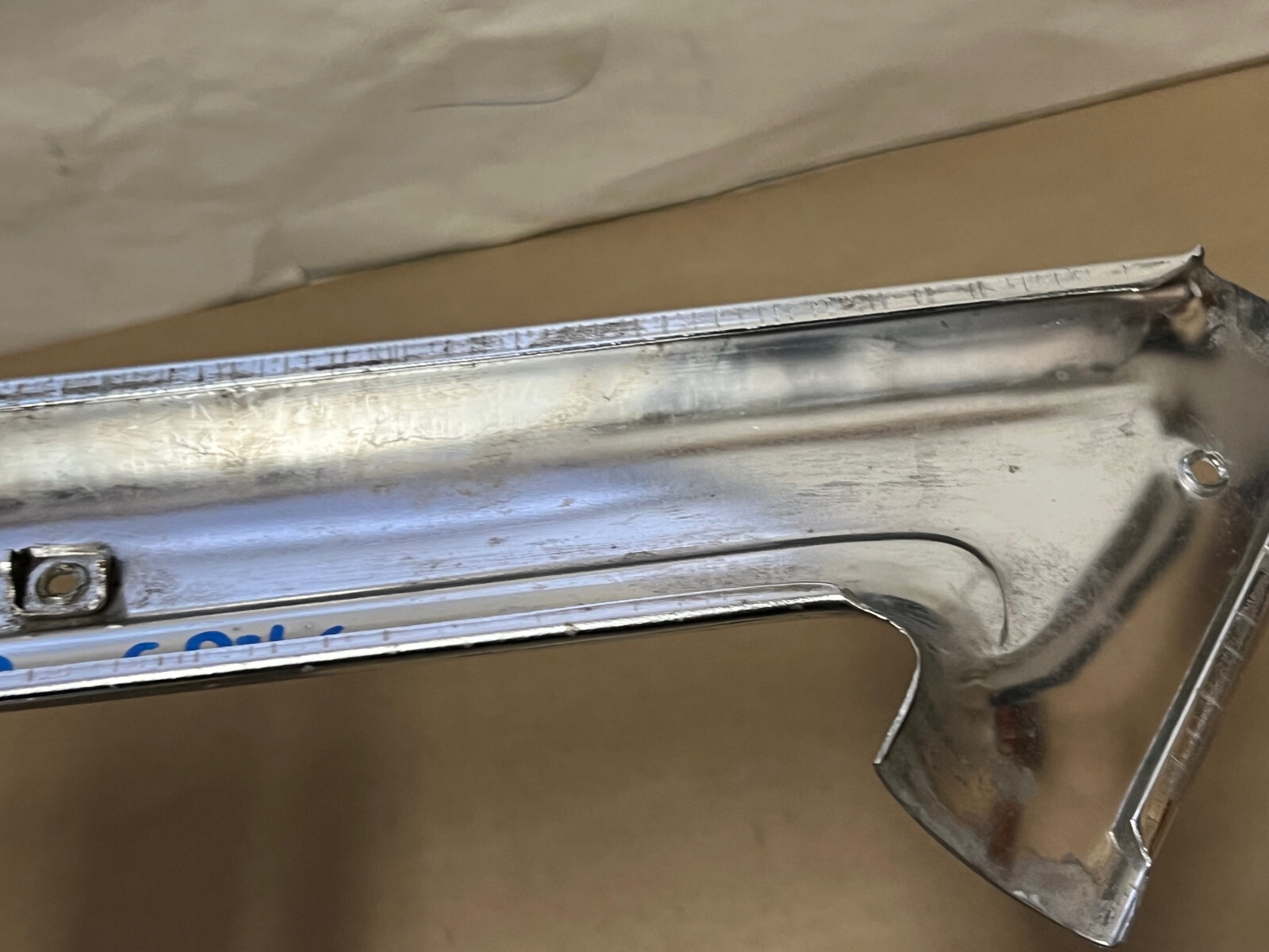 OEM 1959 1960 Cadillac Sedan Deville FLAT TOP INT. LEFT REAR WINDSHIELD C-PILLAR SIDE TRIM #4803295 - Image 20
