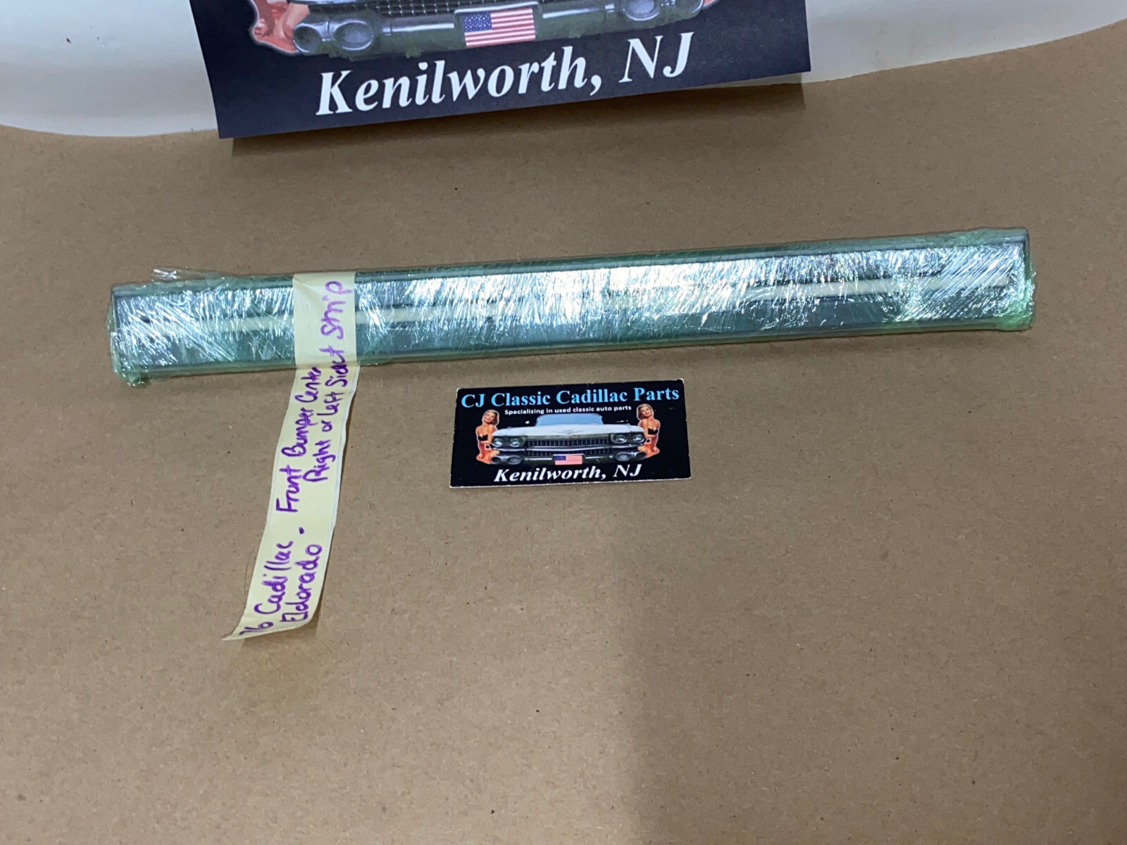 OEM 1975 1976 1977 1978 CADILLAC ELDORADO FRONT BUMPER CENTER BAR IMPACT STRIP CUSHION W/STUDS #1605272 LEFT OR RIGHT SIDE - Image 19