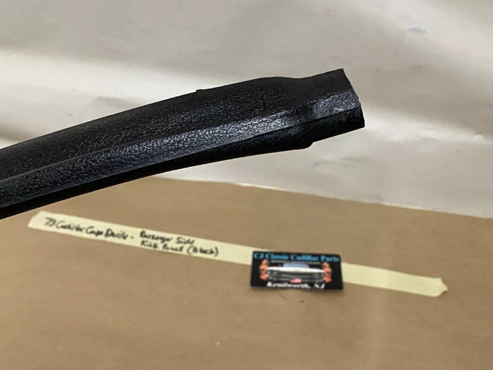 OEM 1971 1972 1973 1974 1975 1976 Cadillac Deville Eldorado Fleetwood Calais RIGHT PASSENGER SIDE LOWER KICK PANEL TRIM - BLACK #9826586 - Image 19