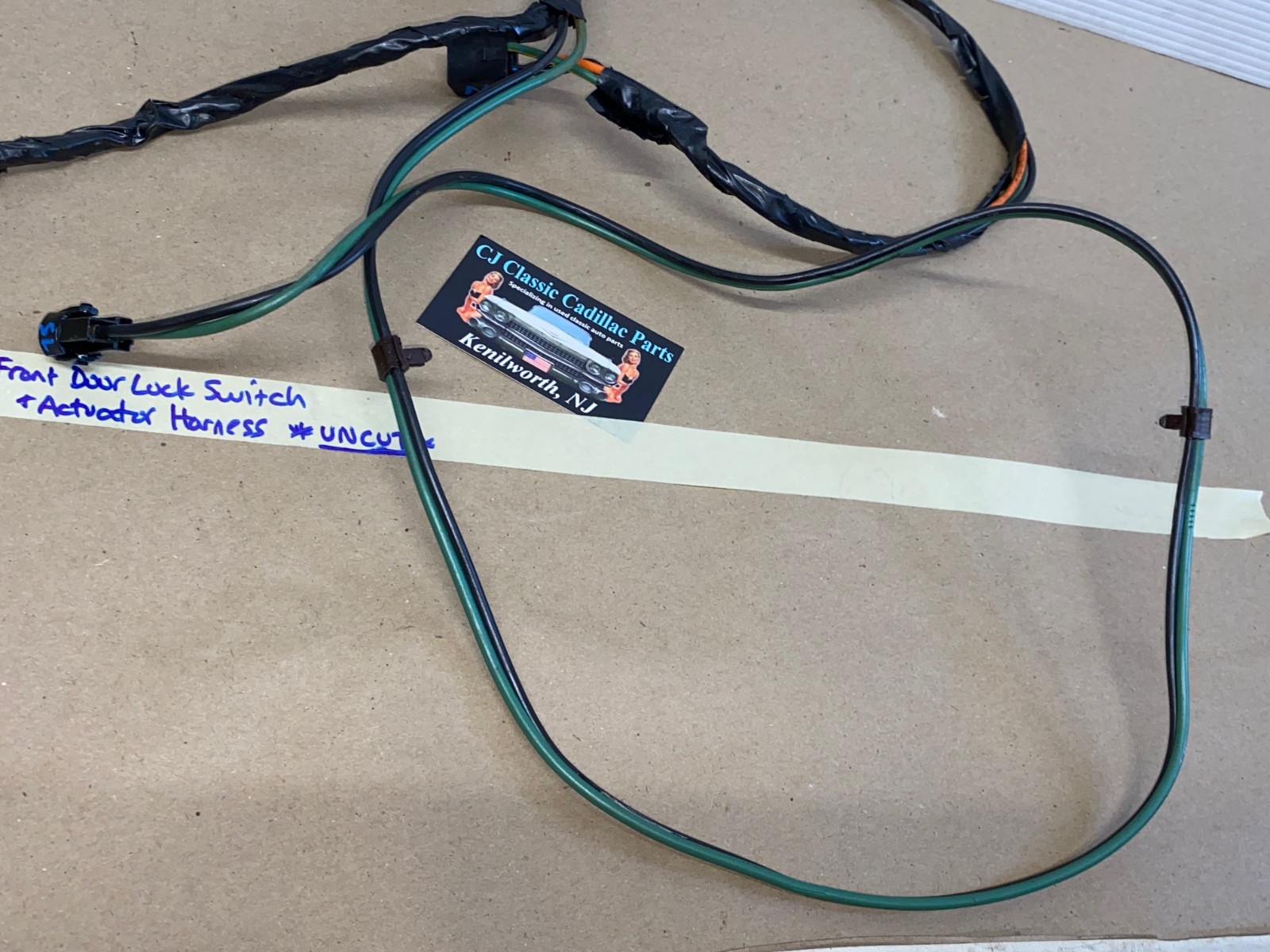 OEM 1971 1972 1973 1974 1975 Cadillac Deville Eldorado Calais Coupes FRONT DOOR LOCK SWITCH & ACTUATOR WIRE HARNESS CONNECTOR #9821297 - Image 2