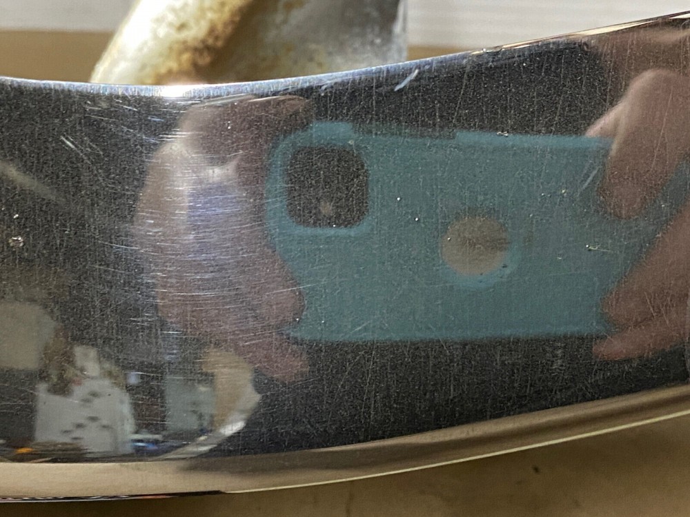 OEM 1973 Cadillac Deville Calais Fleetwood DRIVER SIDE LEFT BACK REAR BUMPER END #3515580 - Image 20