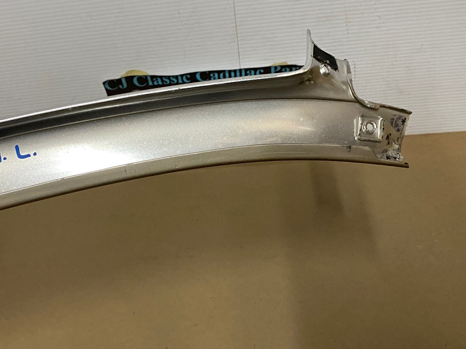 OEM 61 Cadillac Deville HardTop LEFT INTERIOR FRONT WINDSHIELD A PILLAR MOLDING TRIM #4815623 - Image 20