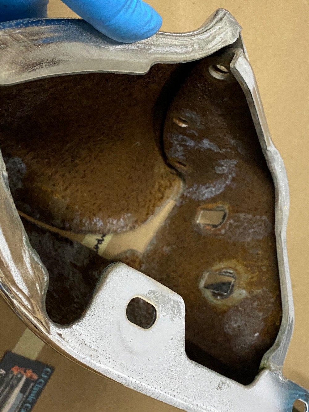 OEM 1969 1970 Cadillac Deville Calais Fleetwood LEFT DRIVER SIDE LOWER FRONT BUMPER END #3514862 - Image 20