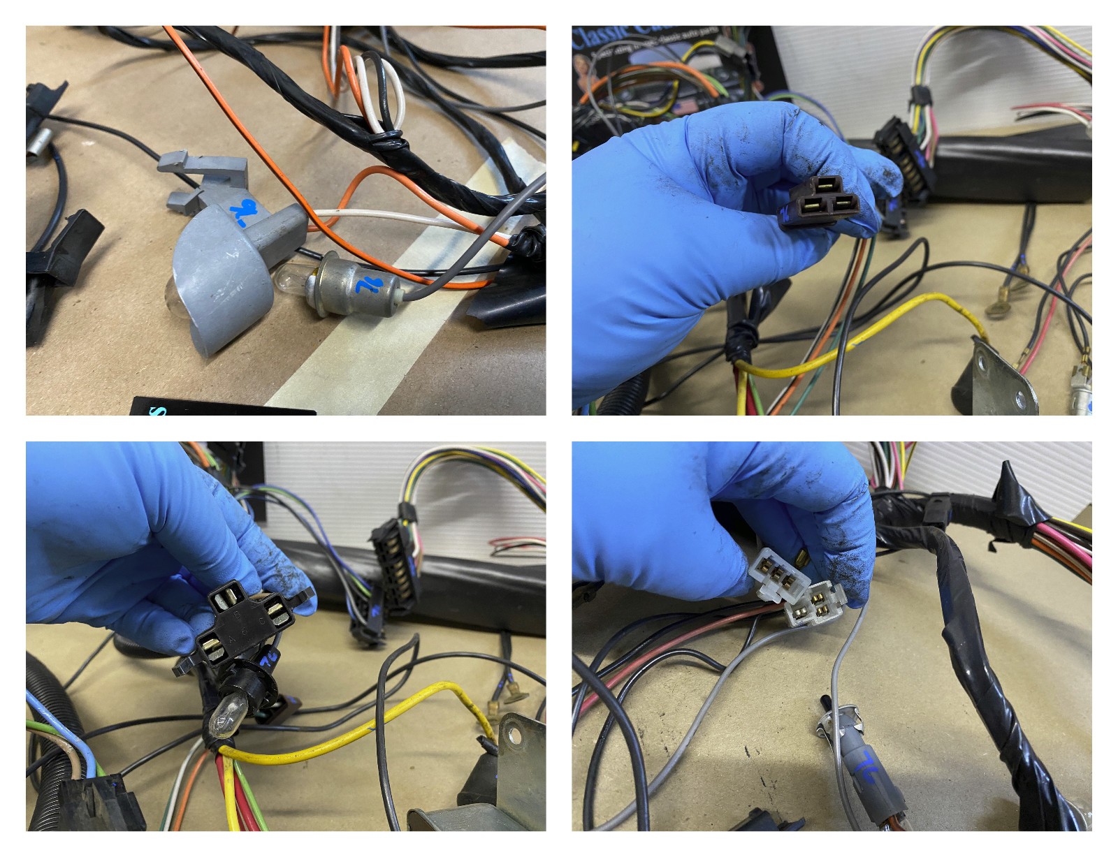 OEM 1976 Cadillac Deville Fleetwood Calais Eldorado COMPLETE UNDER DASH WIRE HARNESS With FUSE BLOCK PANEL ~43K Miles #12004292/#9629754 - Image 21