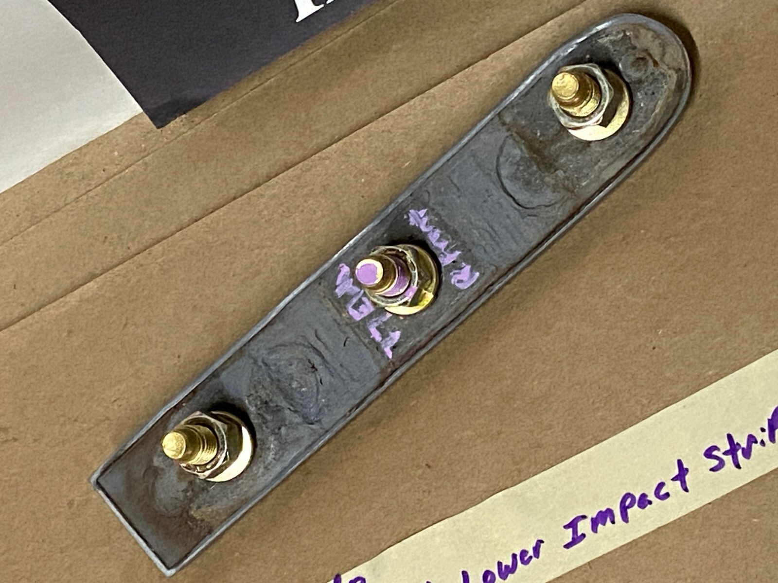 OEM 1975 1976 1977 1978 CADILLAC ELDORADO FRONT BUMPER END LOWER IMPACT STRIP CUSHION #1605345 - Image 21