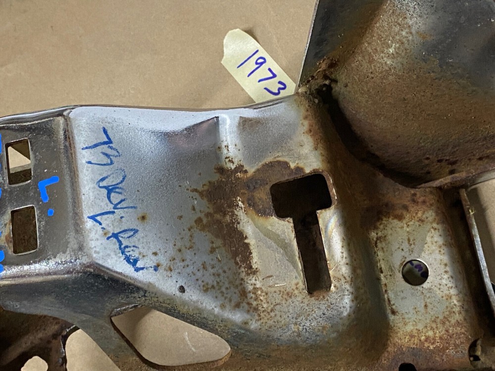 OEM 1973 Cadillac Deville Calais Fleetwood DRIVER SIDE LEFT BACK REAR BUMPER END #3515580 - Image 22