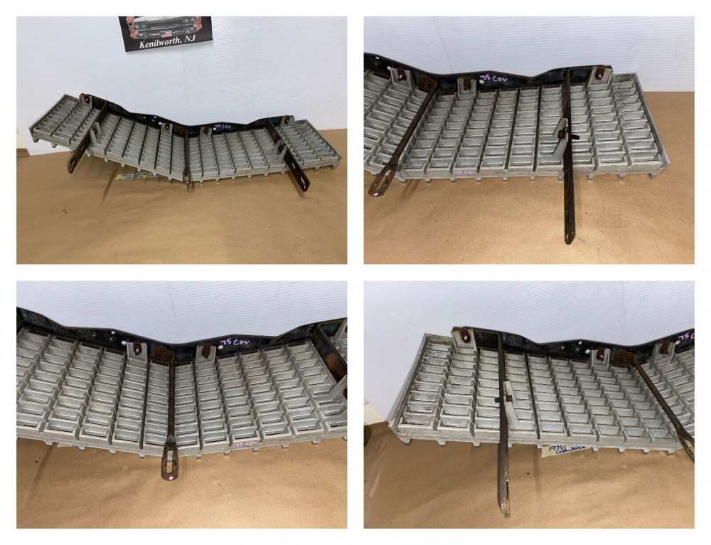 OEM 1975 1976 Cadillac Deville Calais Fleetwood FRONT UPPER GRILL WITH SUPPORT MOUNTING BRACKETS #1605173 - Image 22