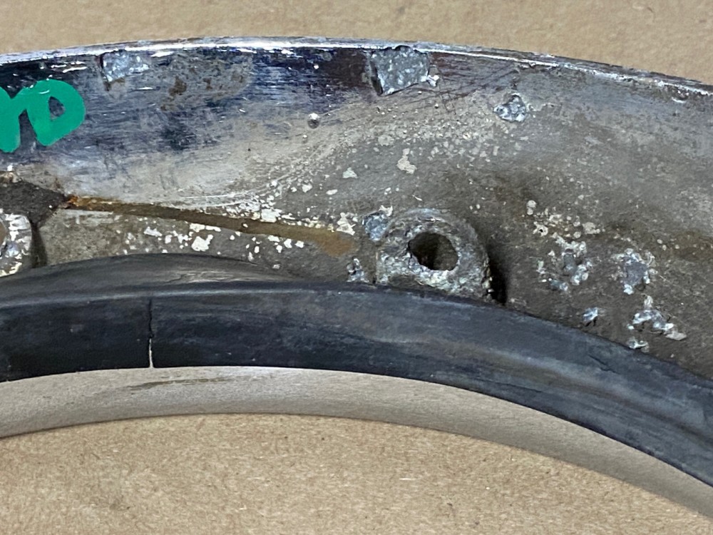 OEM 1957 Cadillac Eldorado Deville Fleetwood CHROME HEADLIGHT BEZEL TRIM #1466084/#3511047 - Image 23