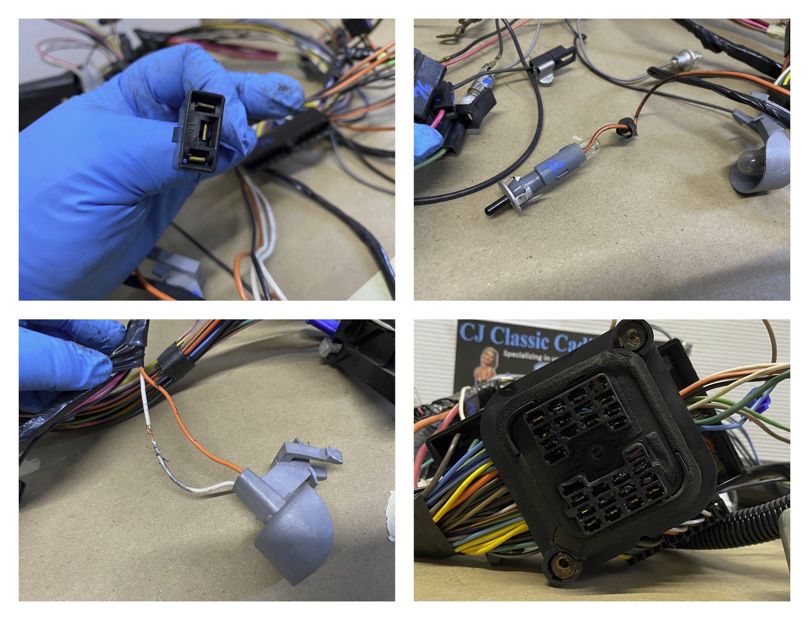 OEM 1976 Cadillac Deville Fleetwood Calais Eldorado COMPLETE UNDER DASH WIRE HARNESS With FUSE BLOCK PANEL ~43K Miles #12004292/#9629754 - Image 23
