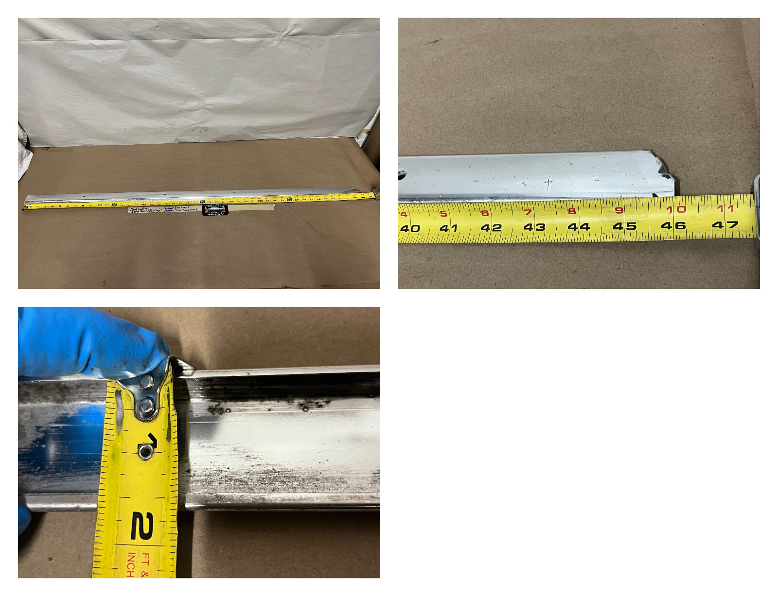 OEM 1959 1960 Cadillac Deville 4 Window 4 Door FLAT TOP INTERIOR RIGHT SIDE HEADLINER TRIM (ABOVE DOORS) #4757726 - Image 24