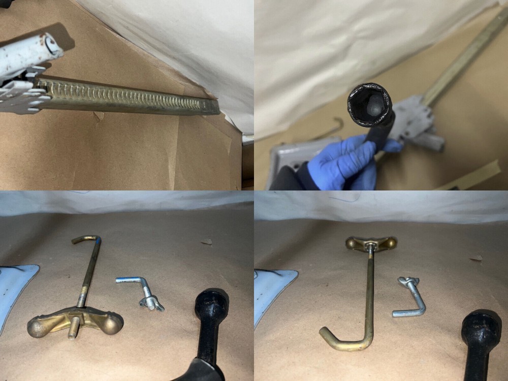 OEM 1973 Cadillac Deville Eldorado Fleetwood Calais BUMPER JACK - SHAFT RATCHET HEAD BASE HOLD DOWN LUG WRENCH #3633834 - Image 24