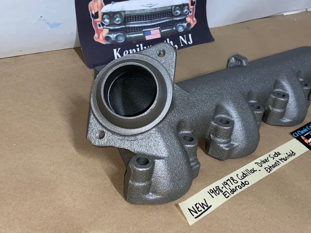 NEW 1968 1969 1970 1971 1972 1973 1974 1975 1976 1977 1978 CADILLAC ELDORADO LEFT DRIVER SIDE EXHAUST MANIFOLD #1485749 - Image 2
