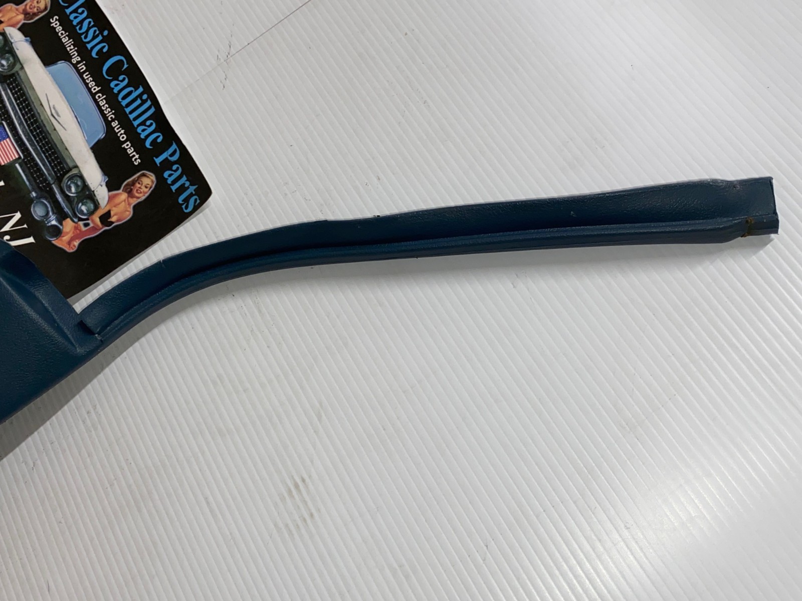 OEM 1971 1972 1973 1974 1975 1976 Cadillac Deville Eldorado Fleetwood Calais RIGHT PASSENGER SIDE LOWER KICK PANEL TRIM - BLUE - Image 14