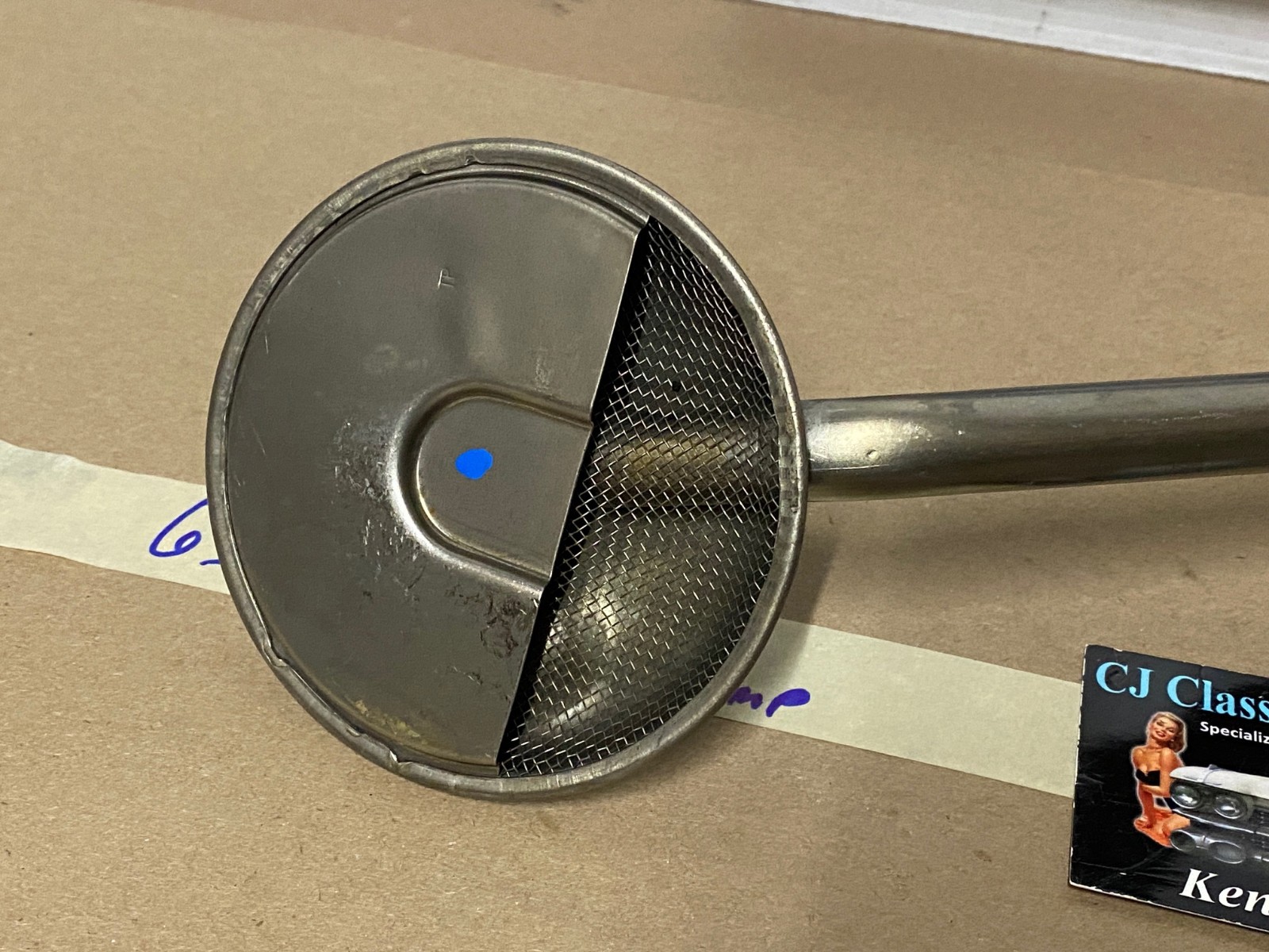 OEM 1963 Cadillac Deville Eldorado Fleetwood 390 ENGINE PAN OIL PUMP SUMP PICKUP TUBE SCREEN #1478093 - Image 10