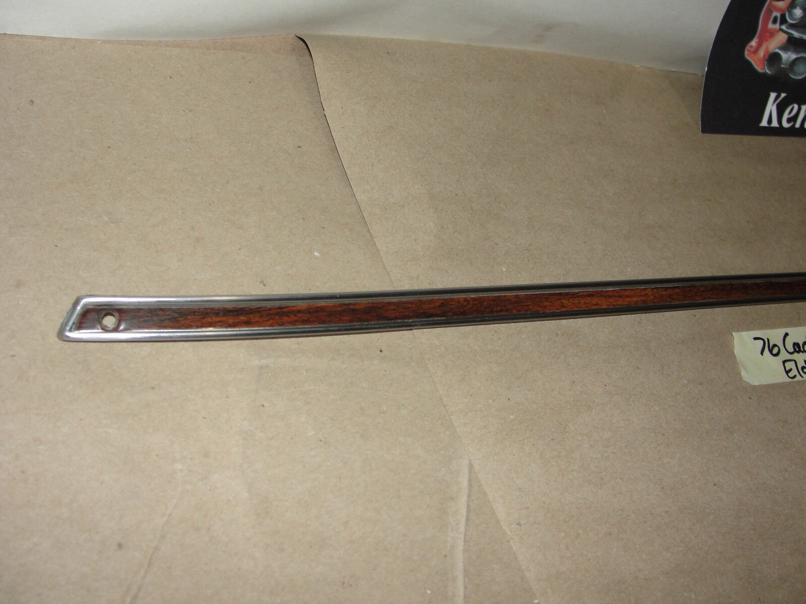 OEM 1972 1973 1974 1975 1976 Cadillac Eldorado 2DR RIGHT PASS SIDE FRONT DOOR PANEL CENTER MOLDING TRIM - Image 2