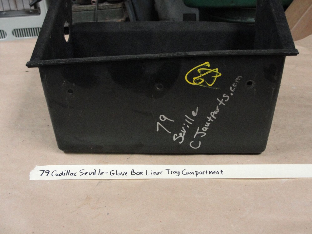 OEM 1976 1977 1978 1979 Cadillac Seville GLOVE BOX GLOVEBOX LINER TRAY COMPARTMENT 1606910/1607260 - Image 2