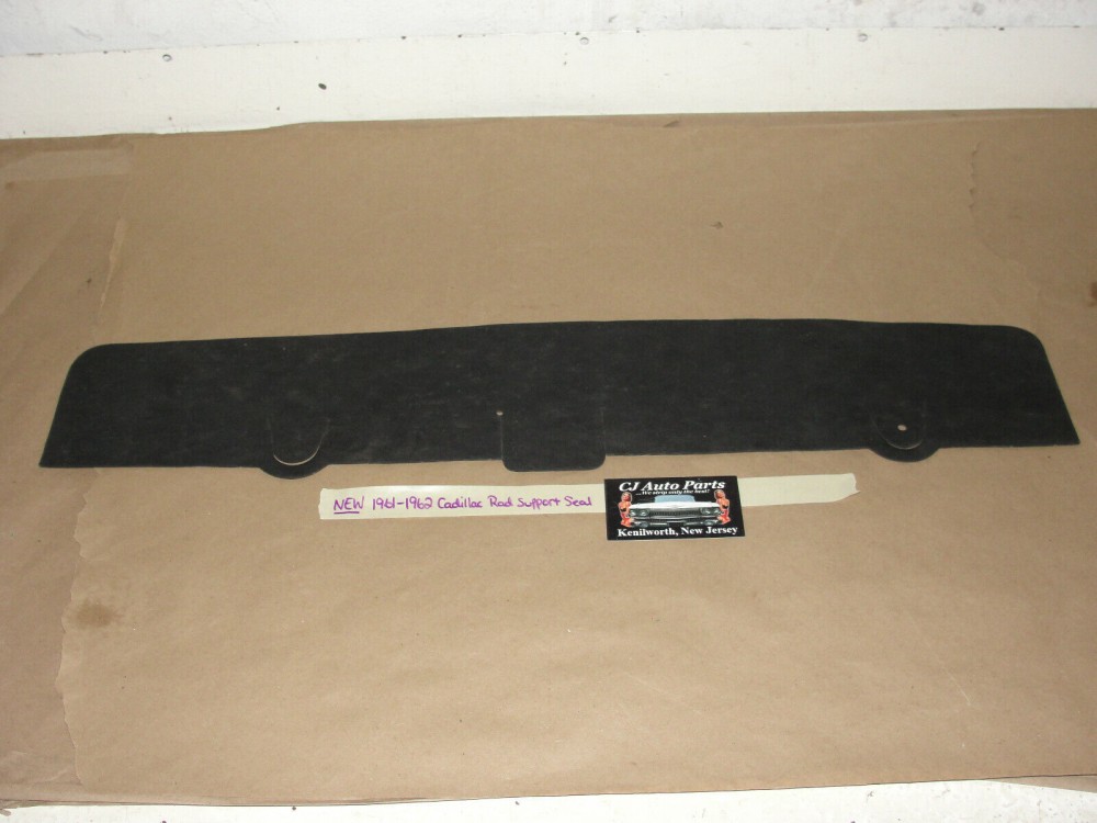 NEW 1961-1962 CADILLAC DEVILLE ELDORADO FLEETWOOD RADIATOR RAD SUPPORT SEAL SPLASH GUARD DUST SHIELD CAD-RAD-120 - Image 2