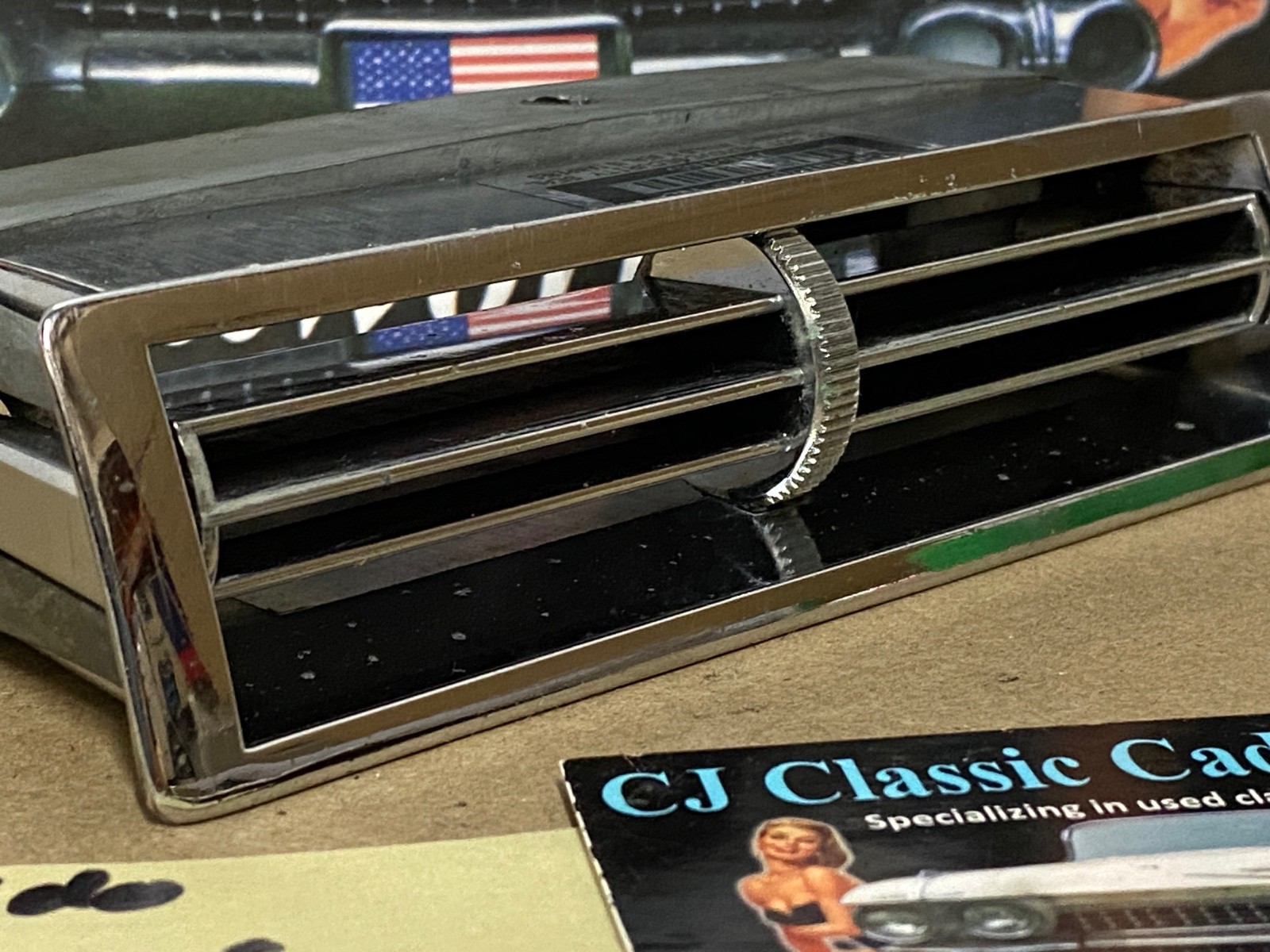OEM 1963 1964 Cadillac Deville Eldorado Fleetwood CENTER DASH A/C VENT DUCT #1479432 - Image 13