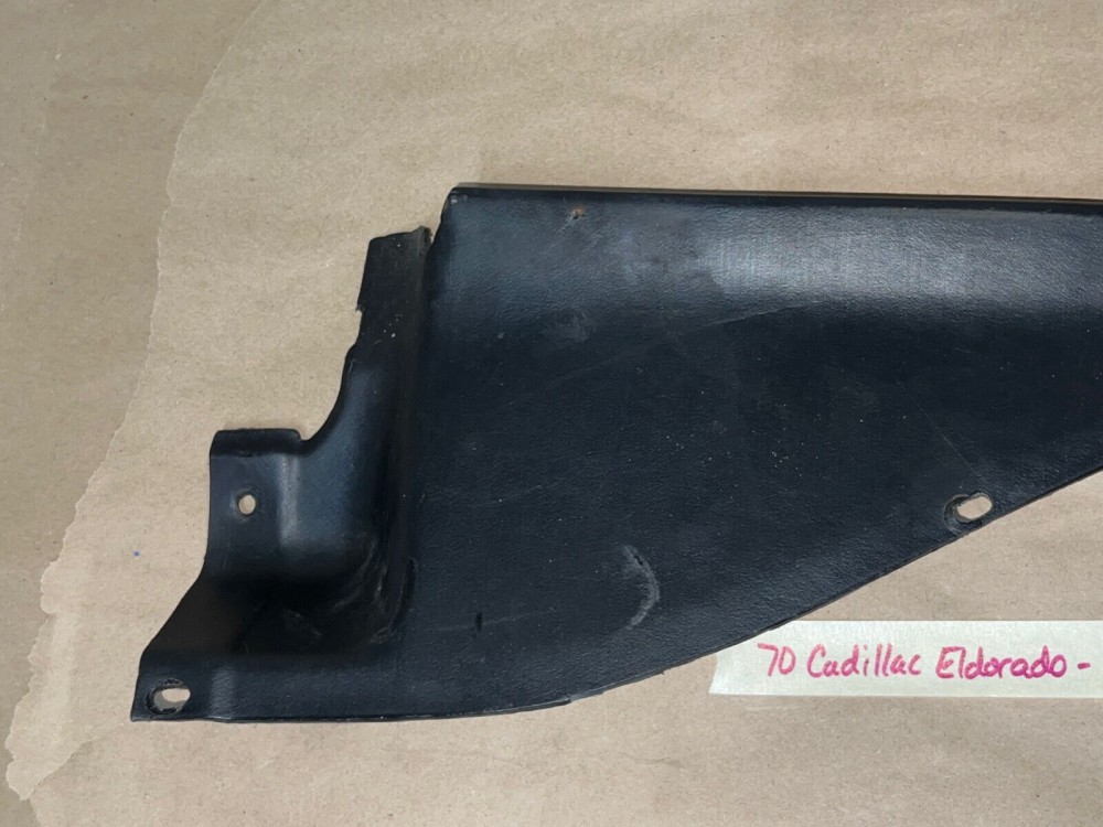OEM 1970 Cadillac Eldorado RIGHT & LEFT REAR TRUNK TO BUMPER FILLERS PANELS TRIM COVER - Image 2