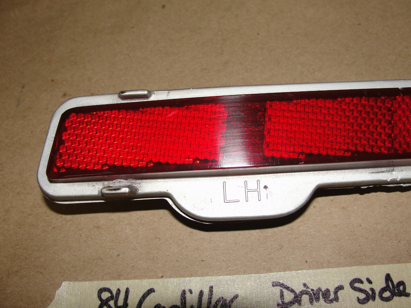 OEM 1980 1981 1982 1983 1984 1985 1986 1987 1988 1989 Cadillac Deville Fleetwood Brougham RWD LEFT DRIVER SIDE REAR BUMPER END MARKER PARK LIGHT #5973559 - Image 2